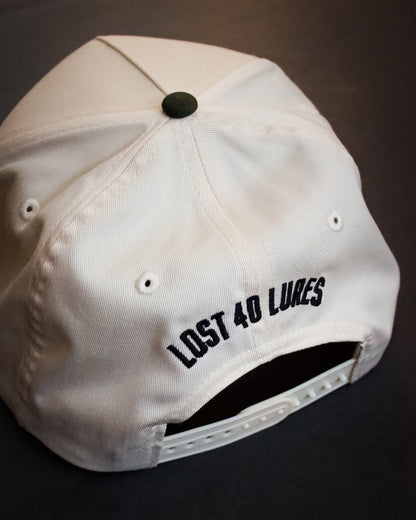 Lost 40 Badge Cream & Camo Hat